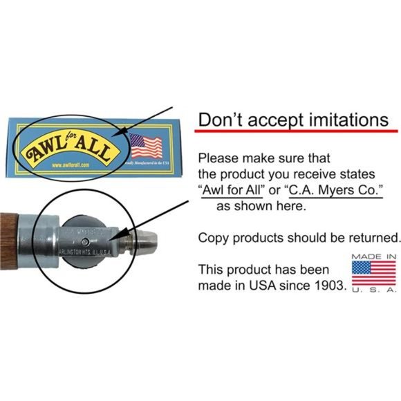 Repair Stitch Tool | Sewing Awl for Bounce Houses, Inflatables, Tarps, Leather - Picture 7 of 7